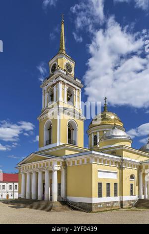 Epiphanienkathedrale Im Kloster Nilow Am Seliger-See, Russland, Europa Stockfoto