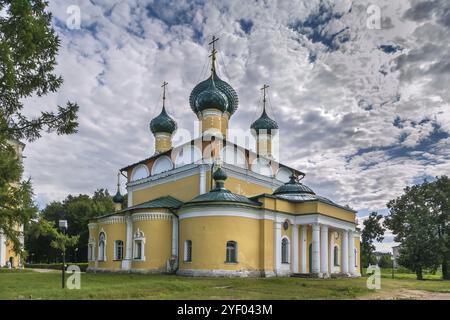 Die Kathedrale der Verklärung im Kreml von Uglich, Russland, Europa Stockfoto