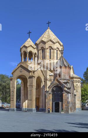 Katoghike Holy Mother of God Church ist eine kleine mittelalterliche Kirche in Jerewan, Armenien, Asien Stockfoto