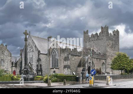 Holy Trinity Abbey Church in Adare, County Limerick, Irland, Europa Stockfoto