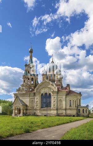 Kathedrale des Heiligen Bildes des Erlösers, nicht von Händen in Kukoboy Dorf, Russland, Europa Stockfoto