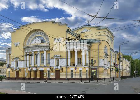 Russisches Theater benannt nach F. Wolkow in Jaroslawl, Russland, Europa Stockfoto