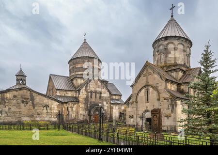 Das Kecharis-Kloster ist ein mittelalterlicher armenischer Klosterkomplex in Tsachkadzor in Armenien Stockfoto