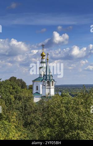 Blick auf die Kirche St. Nikolaus in den Galeeren, Wladimir, Russland, Europa Stockfoto