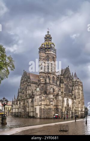 Die Kathedrale St. Elisabeth ist eine gotische Kathedrale in Kosice, Slowakei, Europa Stockfoto