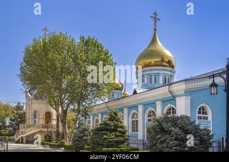 Kathedrale der Himmelfahrt der Jungfrau, Taschkent, Usbekistan, Asien Stockfoto