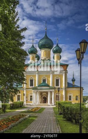 Die Kathedrale der Verklärung im Kreml von Uglich, Russland, Europa Stockfoto