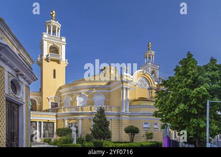 Gebäude der Staatlichen Akademischen Philharmonie Aserbaidschans in Baku, Aserbaidschan, Asien Stockfoto