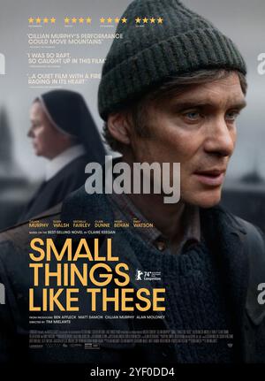 Kleine Dinge wie das Poster Cillian Murphy Stockfoto