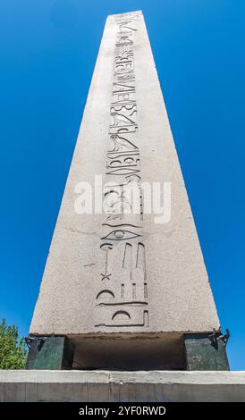 Ägyptischer Obelisk im Hippodrom in Istanbul, Türkei. Stockfoto