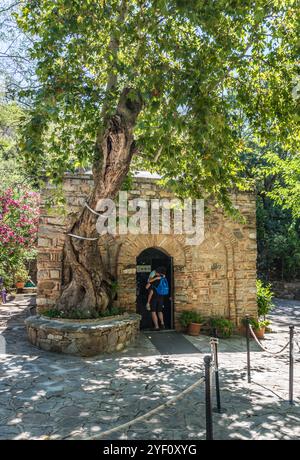 Heilige Pilgerstätte des Hauses Maria in Ephesus, Türkei. Stockfoto