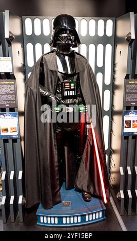 Star Wars Traveling Galaxy - Darth Vader in Budapest, Ungarn. Stockfoto