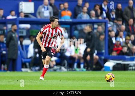 November 2024; Loftus Road Stadium, Shepherds Bush, West London, England; EFL Championship Football, Queens Park Rangers gegen Sunderland; Luke ONien aus Sunderland Stockfoto