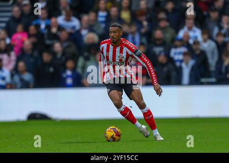 November 2024; Loftus Road Stadium, Shepherds Bush, West London, England; EFL Championship Football, Queens Park Rangers gegen Sunderland; Wilson Isidor aus Sunderland Stockfoto