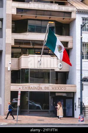 Washington, USA. November 2024. WASHINGTON, DC - 01. NOVEMBER: Die Botschaft von Mexiko in Washington, DC. (Foto: Tony Quinn/SipaUSA) Credit: SIPA USA/Alamy Live News Stockfoto