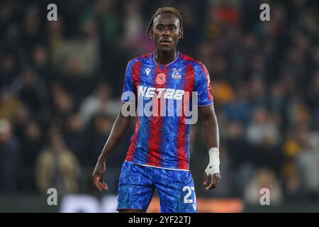 Wolverhampton, Großbritannien. November 2024. Trevoh Chalobah von Crystal Palace während des Premier League-Spiels Wolverhampton Wanderers gegen Crystal Palace in Molineux, Wolverhampton, Vereinigtes Königreich, 2. November 2024 (Foto: Gareth Evans/News Images) in Wolverhampton, Vereinigtes Königreich am 11.2.2024. (Foto: Gareth Evans/News Images/SIPA USA) Credit: SIPA USA/Alamy Live News Stockfoto