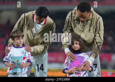 Monza, Italien. Oktober 2021. #Ioleggoperche während des Fußballspiels der Serie A zwischen AC Monza und AC Milan im U-Power Stadium in Monza, Norditalien - Samstag, den 02. November 2024. Sport - Fußball . (Foto: Spada/Lapresse) Credit: LaPresse/Alamy Live News Stockfoto