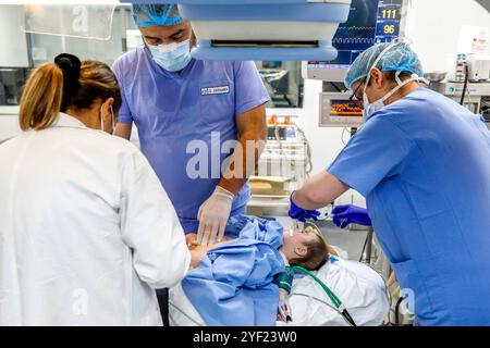 Herzchirurgie im Hotel Dieu de France Krankenhaus in Beirut, Libanon. Kardiologie Kardiopathie 016757 131 Stockfoto