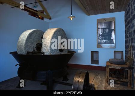 Das Maia Tobacco Museum befindet sich in einer historischen Fabrik und bietet einen faszinierenden Einblick in den Anbau, die Produktion und die kulturelle Bedeutung von Stockfoto