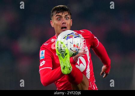 Monza, Italien. Oktober 2024. Daniel Maldini von Monza während des Fußballspiels der Serie A zwischen AC Monza und AC Milan im U-Power Stadion in Monza, Norditalien - Samstag, den 02. November 2024. Sport - Fußball . (Foto: Spada/Lapresse) Credit: LaPresse/Alamy Live News Stockfoto