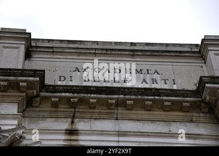 Accademia Di Bella Arts Gebäude Stockfoto