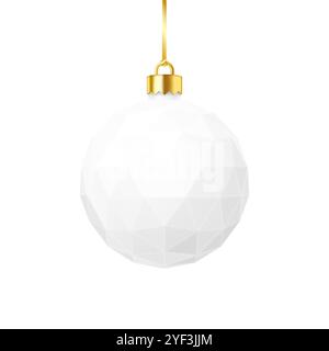 Leere Weihnachtsbaumschmuck realistische Vektor-Illustration Stock Vektor