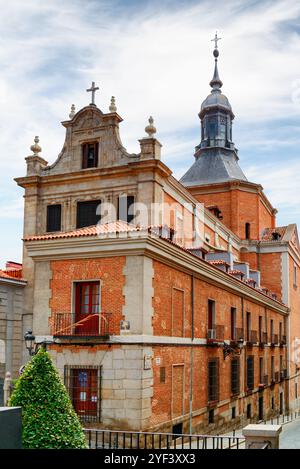 Madrid, Spanien - 18. August 2014: Fantastischer Blick auf die Iglesia del Sacramento. Stockfoto