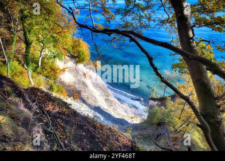 Wissower Klinken, Kreidefelsen, Insel Rügen, Nationalpark Jasmund Stockfoto