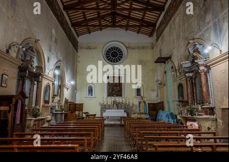 Isernia, Molise. Kirche Santa Chiara 281024 Stockfoto