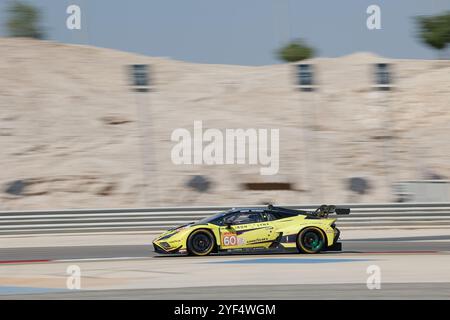 60 Lamborghini Iron Lynx, SHAHIN Yasser Porträt, während des Rookie-Tests der FIA World Endurance Championship 2024 am 3. November 2024 auf dem Bahrain International Circuit in Sakhir, Bahrain Stockfoto