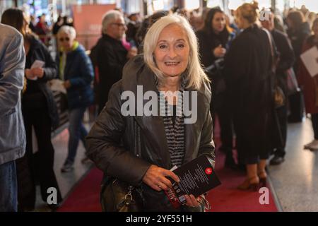 Berlin, Deutschland. November 2024. Eleonore Weisgerber feiert das 100-jährige Jubiläum der Komödie am Kurfürstendamm am Theater am Potsdamer Platz. Quelle: Christophe Gateau/dpa/Alamy Live News Stockfoto