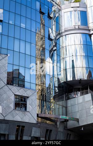 Ansichten in Stock-im-Eisen-Platz, Wien, Österreich, Europa. Stockfoto