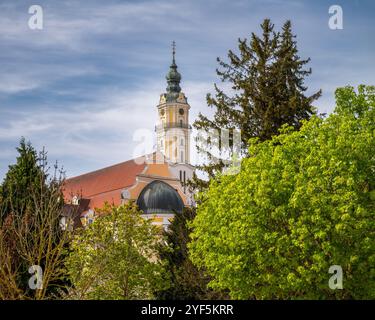 Kloster Heilig Kreuz in Donauwörth (Bayern, Deutschland) Stockfoto