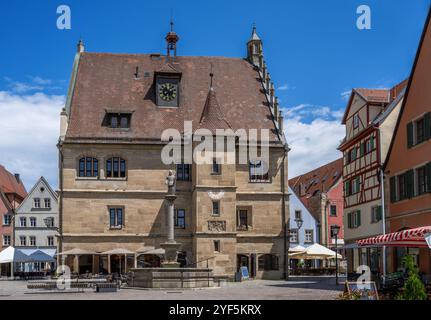 Historisches Rathaus der Stadt Weissenburg (Franken, Deutschland) Stockfoto