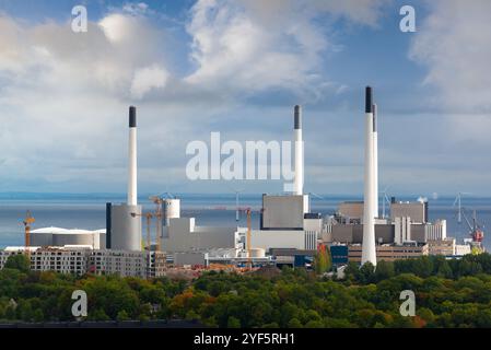 Abfallkraftwerk in Kopenhagen, Dänemark. Stockfoto