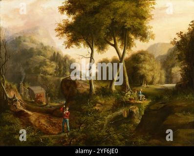 Querformat. Thomas Cole. 1825. Stockfoto