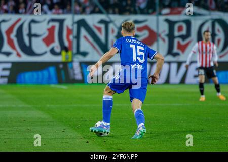 Krakau, Polen, 19. Oktober 2024, Ein Fußballspiel in der PKO BP Ekstraklasa 1. Spieltag 12 zwischen Cracovia gegen Lech Poznan, OP: Michal Gurgu Stockfoto