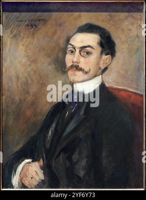 Porträt von Dr. Ferdinand Mainzer. 1899, Lovis Corinth (1858–1925), The National Gallery, London, Großbritannien. Stockfoto