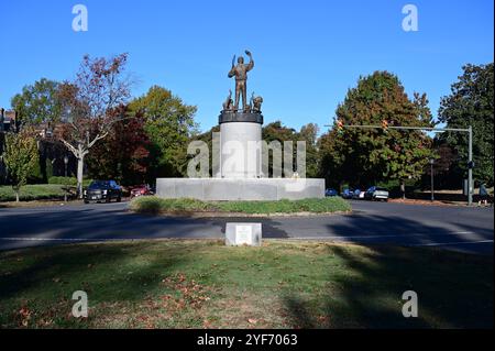 Monument Avenue in Richmond, Virginia, USA. Stockfoto