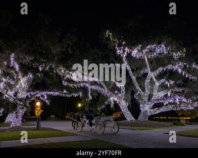 Jekyll Island's Holly Jolly Jekyll Christmas Celebration, Jekyll Island, Georgia, USA Stockfoto