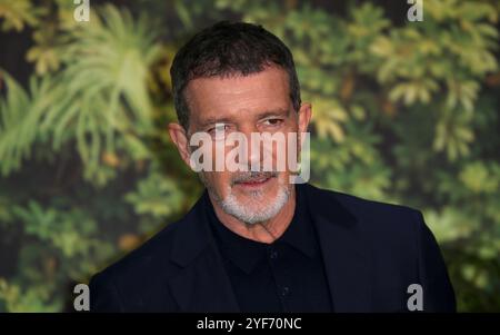 London., Großbritannien. November 2024. Antonio Banderas nimmt an der „Paddington in Peru“-Weltpremiere auf dem Leicester Square in London Teil. Quelle: SOPA Images Limited/Alamy Live News Stockfoto