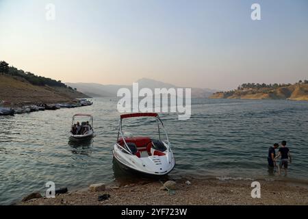 Dukan Lake bei Sulaymaniyah in Irakisch-Kurdistan Stockfoto