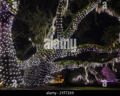 Jekyll Island's Holly Jolly Jekyll Christmas Celebration, Jekyll Island, Georgia, USA Stockfoto