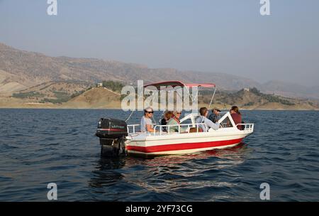 Dukan Lake bei Sulaymaniyah in Irakisch-Kurdistan Stockfoto