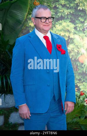 London, Großbritannien. November 2024. Im Bild: Hugh Bonneville besucht die Weltpremiere von „Paddington in Peru“ im Odeon Luxe, Leicester Square. Quelle: Justin Ng/Alamy Live News Stockfoto