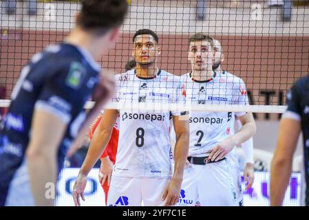 (Sonepar Padova) während des Spiels Cisterna Volley vs Sonepar Padova, Volleyball italienische Serie A Männer Superliga in Cisterna di Latina (LT), Italien, 03. November 2024 Stockfoto