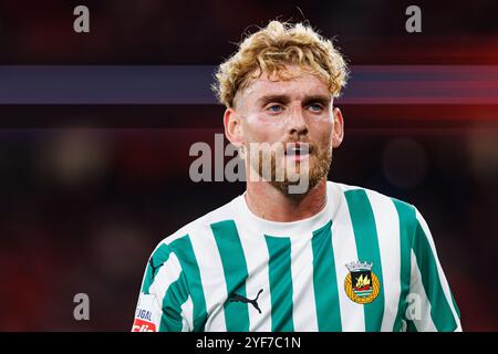 OLE Pohlmann (Rio Ave FC) wurde im Spiel der Liga Portugal zwischen den Teams SL Benfica und Rio Ave FC im Estadio da Luz gezeigt. Endstand; SL Benfica 5:0 Rio Ave FC Stockfoto