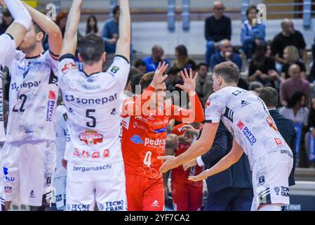 (Sonepar Padova) während des Spiels Cisterna Volley vs Sonepar Padova, Volleyball italienische Serie A Männer Superliga in Cisterna di Latina (LT), Italien, 03. November 2024 Stockfoto