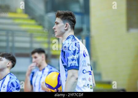 (Cisterna Volley) während des Spiels Cisterna Volley vs Sonepar Padova, Volleyball Italian Series A Men Superleague in Cisterna di Latina (LT), Italien, 03. November 2024 Stockfoto