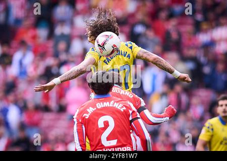 Spanisches La Liga EA Sports Fussballspiel Atletico de Madrid gegen Las Palmas im Riyadh Air Metropolitano Stadium in Madrid, Spanien. November 2024. 900/Cordon Press Credit: CORDON PRESS/Alamy Live News Stockfoto